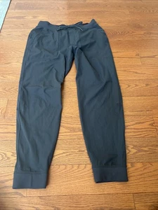 Lululemon ABC Jogger Men L Gray 30" Tapered Stretch Ankle Zip Warpstreme Pant - Picture 1 of 8