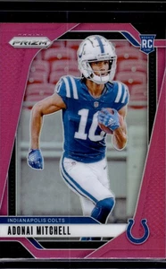 2024 Panini Prizm - Rookies Adonai Mitchell #303 Pink Prizm (RC) - Picture 1 of 2