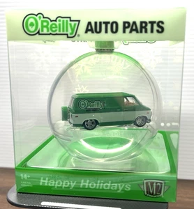 M2 Machines O'Reilly Auto Parts 2025 Christmas Ornament 1976 Chevrolet G10 Van - Picture 1 of 1