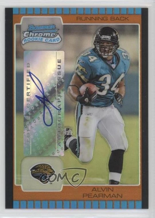 2005 Bowman Chrome Bronze Refractor /50 Alvin Pearman #239 Rookie RC - Image 1 of 2