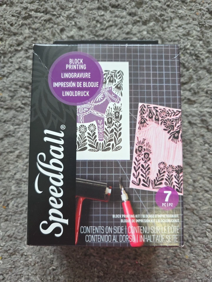 Kit de impresión en bloques Speedball Super Value, 7 piezas Foto 1 de 1