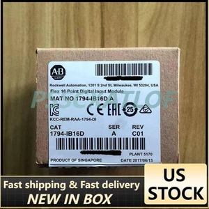 New Factory Sealed AB 1794-IB16D SER A Flex I/O Rev. A01 Input Module 1794IB16D - Picture 1 of 1