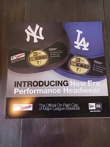 SELTENE Ladenfront Werbung 20" Schild NY Yankees & LA Dodgers New Era - Bild 1 von 7