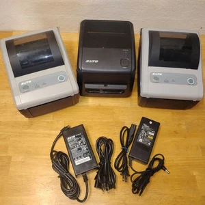 Sato WS408DT-STD CG412 Label Printers Direct Thermal PARTS/REPAIR Each Powers On - Picture 1 of 21