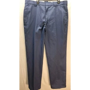New Red Kap Red E-Prest Work Pants Straight Men's Navy Blue 42x34 - Afbeelding 1 van 9