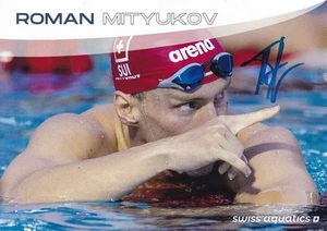 Roman MITYUKOV - Schweiz, Bronze Olympia 2024 Schwimmen, Grossformat, Original! - Bild 1 von 1