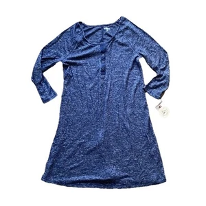 SO Henley Long Sleeve Girl Swing Dress. Size 10. NWT - Picture 1 of 7