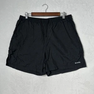 Columbia Womens L Hiking Outdoor Shorts Elastic Waist Belted Nylon Quick Dry - Picture 1 of 11