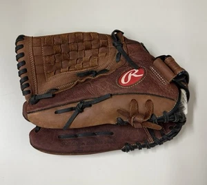 Guante de béisbol Rawlings RBG36TBR 12,5" de cuero marrón lanzamiento a la izquierda - Imagen 1 de 13