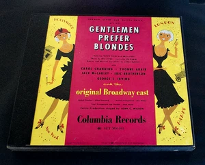 Gentlemen Prefer Blondes-7 Vinyl LPs Set 78 RPM Cast Album Columbia Records - Picture 1 of 5