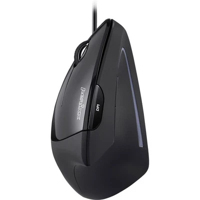 Perixx Perimice-513L  Ergonomische Maus USB   Optisch Schwarz 5 Tasten 2000 d... - Bild 1 von 4