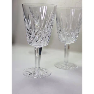 6er Set - Vintage Waterford LISMORE Kristall Wasserkelche mit Originalkarton - Bild 1 von 13