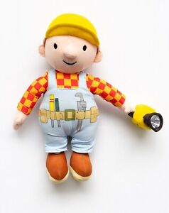 Bob The Builder With Torch Plush Soft Toy 2005 Hit Entertainment 33cm