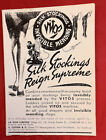 Silk Stocking Repair System By VITOS, Cardboard Advertising Panel. 6x8 Inches