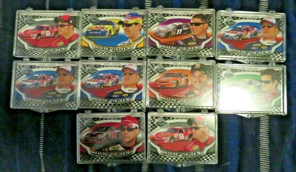 2006 (10) PRESS PASS MAKING THE SHOW RACING 25 CARD COMPLETE SETS - HAMLIN RK + - Image 1 of 1