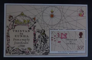Tristan da Cunha 1981 Early maps MS MS307 MNH UM unmounted - Imagen 1 de 1
