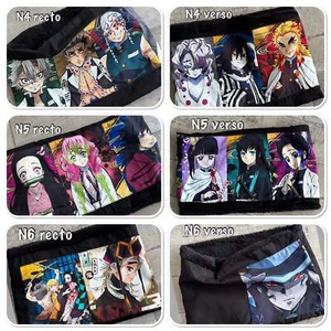 Snood child fleece demon Slayer patterns -ateliersdisa - Picture 1 of 6