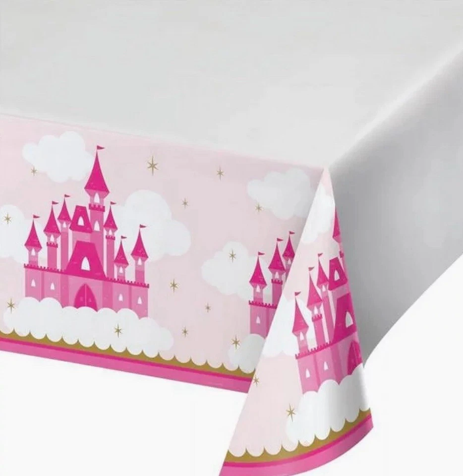 Creative Converting 48 x 88 in. Little Princess Table Cover - Image 1 of 1