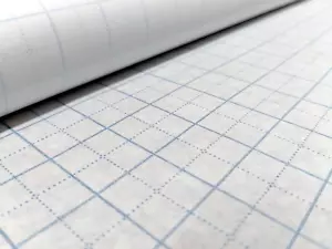 Dressmakers Squared Grid Pattern Paper for Drafting Designs - 36" x 10m Roll - Picture 1 of 3