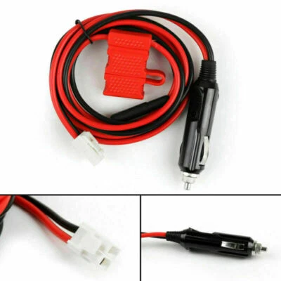 MADHORNETS 1X12V DC Power Cable Cord Cigarette Lighter For Hytera MD780 MD650 Radio 1.5m UK