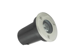 1W LED Inground Outdoor Garden Path Spot Light Underground Lamp Warm White - Picture 1 of 8