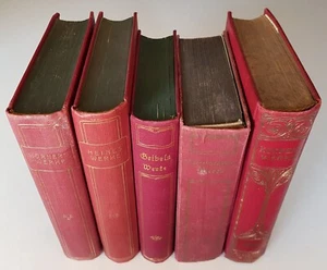 Alte dekorative Bücher um 1910 schöne Buchrücken Sammlung Konvolut Buch Deko #18 - Bild 1 von 7