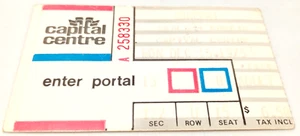 Vintage 1975 Seals and Crofts? concert ticket Capital Centre  - Picture 1 of 3