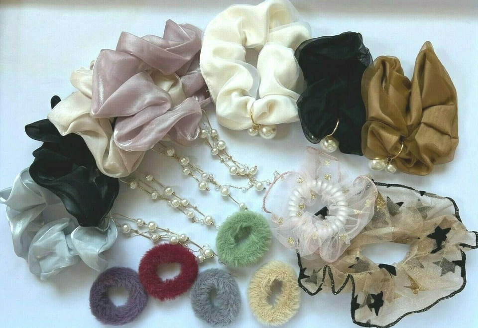 Cute Hair Scrunchies Set - Image 1 of 1