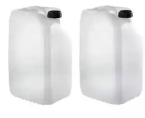 2 X 25L Plastic Container Jerry Can Tank Water Food Safe, Safety Cap Included - Picture 1 of 7
