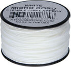 New Atwood Rope MFG Micro Cord 125ft White RG1274 1.18mm diameter. Good for jewe