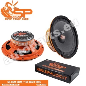 Midrange SP AUDIO SP 8CM SLIM Coppia Woofer Diffusori 200mm SPL 300W - Imagen 1 de 9