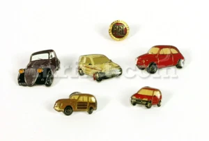 Fiat 500 Story 6 Piece Pin Set New - Imagen 1 de 1