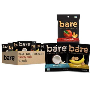 Baked Crunchy Fruit Snack Pack, Variety Pack, 0.53 Ounce Bag, 16 Count - Picture 1 of 5