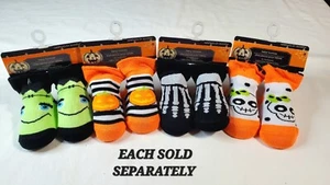 Newborn Halloween Bootie Baby First Halloween Stretch Shoe Sz 0 -Sold Separately - Picture 1 of 19