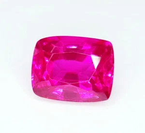 Natural Pink Sapphire Loose Gemstone Transparent 8.72 Ct Certified Cushion Gems - Picture 1 of 10
