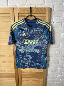 AJAX AMSTERDAM JERSEY AWAY FOOTBALL SHIRT 2024 ADIDAS YOUNG sz L 13-14YRS - Picture 1 of 8