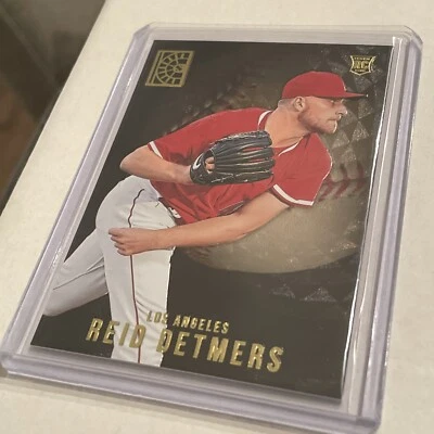 2022 Capstone Baseball Luxury Suite Gold #128 Reid Detmers Angels - Image 1 of 2