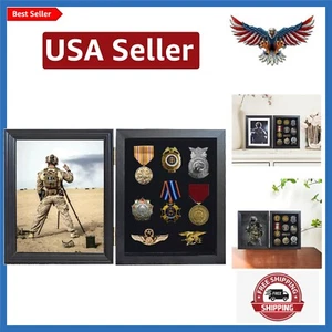 Souvenir Display Cabinet,Pin Display Box Pin Collection Display Box Military ... - Picture 1 of 11