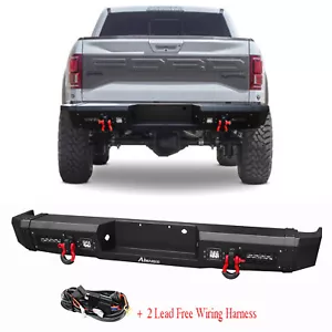 Rear Bumper D-Rings LEDs Combo Kit + Wiring Fits 2010-2014 Ford F-150 SVT Raptor - Bild 1 von 16