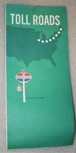 Seltene American Oil Co Amoco Tankstelle USA Mautstraßen Karte NOS Neu 1969 - Bild 1 von 2