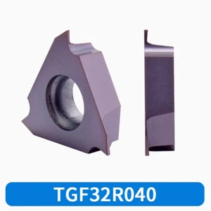 4PCS TGF32R040 CNC Shallow Groove Blade TGF32R040 Threading Inserts For Steel - Imagen 1 de 4
