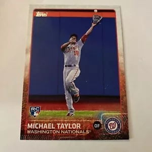 2015 Topps #132 Michael Taylor Rookie Card Nationals RC - Picture 1 of 2