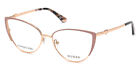 Guess GU2813 Eyeglasses RX Women Matte Beige Cat Eye 56mm New &amp; Authentic
