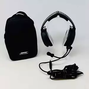 Bose A20 Aviation Headset Over-Ear Wired Headphones Black 230213 - Picture 1 of 9