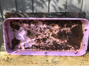 Vintage Rusty John Deere Pink Color Wagon Tub Part (parts/fix) Wall Art Shelf