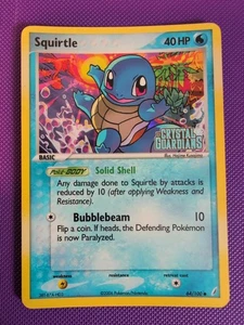 Pokemon Squirtle 64/100 Crystal Guardians Reverse Holo - Bild 1 von 7
