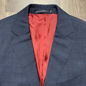 Suitsupply Blazer Mens 44R Wool Super 130s Carlo Barbera Sport Coat Suit Jacket - Bild 1 von 17