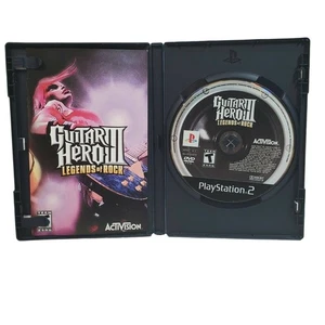 Guitar Hero 3 Legends of Rock PS2 Playstation 2 con Manual - Imagen 1 de 6