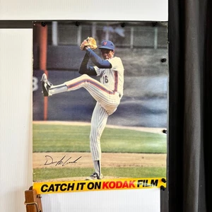 Dwight DOC Gooden K Strikeout New York Mets Baseball Poster MLB Vintage Kodak - Picture 1 of 10