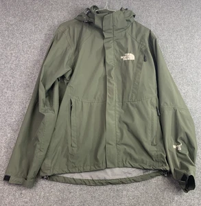 The North Face Windbreaker Hooded Jacket Mens medium Army Green Full Zip Hoodie - Bild 1 von 9